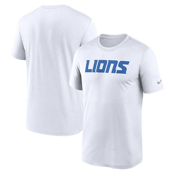 

Мужская белая футболка detroit lions primetime legend wordmark performance Nike