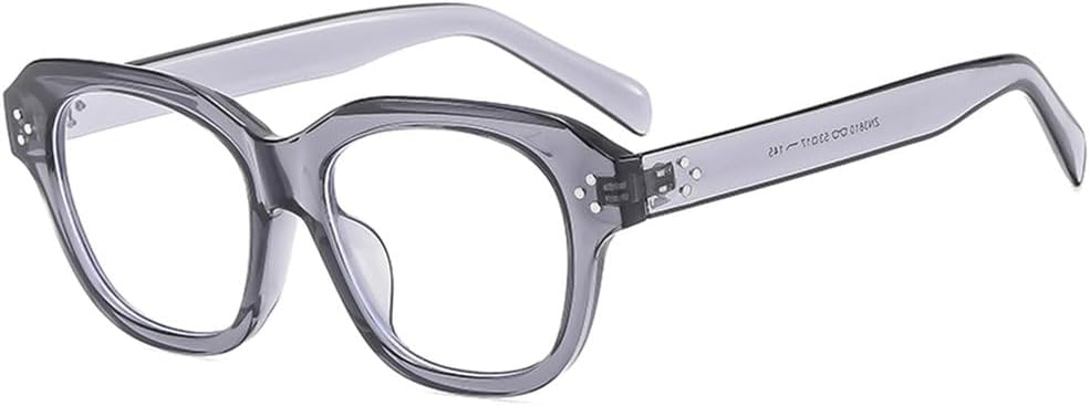 

Классические винтажные солнцезащитные очки для женщин, ацетатные винтажные модные овальные солнцезащитные очки с защитой от УФ-излучения UV400 для женщин MTZJH, Grey Clear