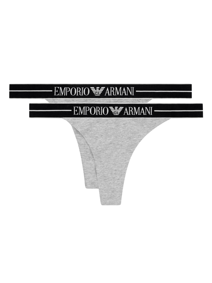 

Emporio Armani Трусы 2er Pack Thong in Grau