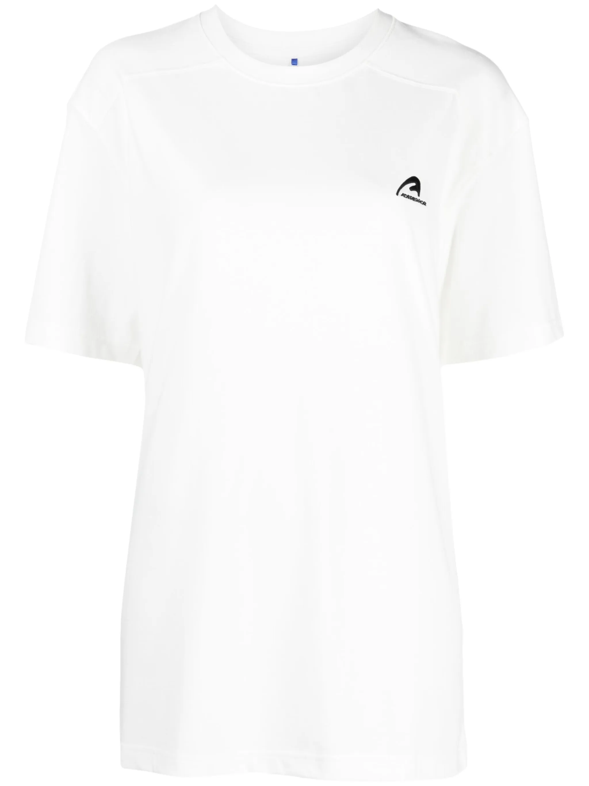 

Футболка с вышитым логотипом Ader Error, белый