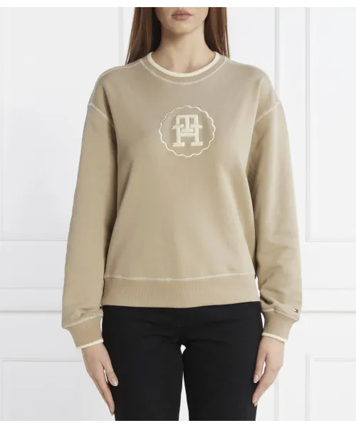 

Толстовка Regular fit Tommy Hilfiger, бежевый