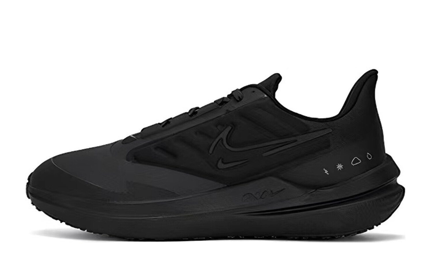 Кроссовки Zoom Winflo 9 мужские с низким верхом белые/красные/черные Nike — фото 4