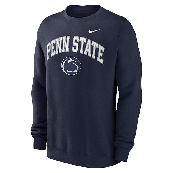 Мужской свитшот с арочным принтом Penn State Nittany Lions в темно-синем цвете Nike — фото 3