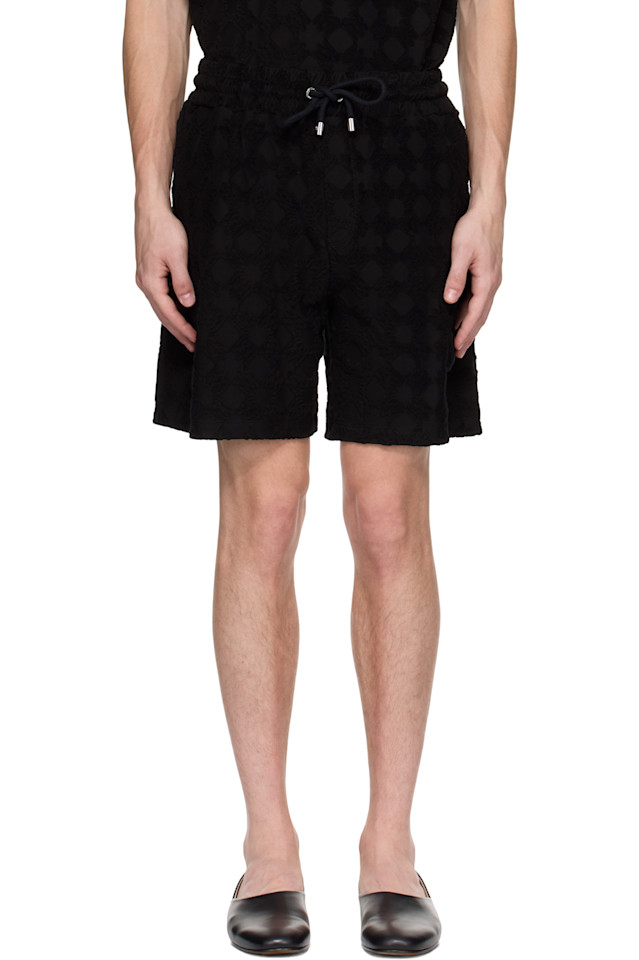 

Шорты махровые Ma quad Amiri, черный