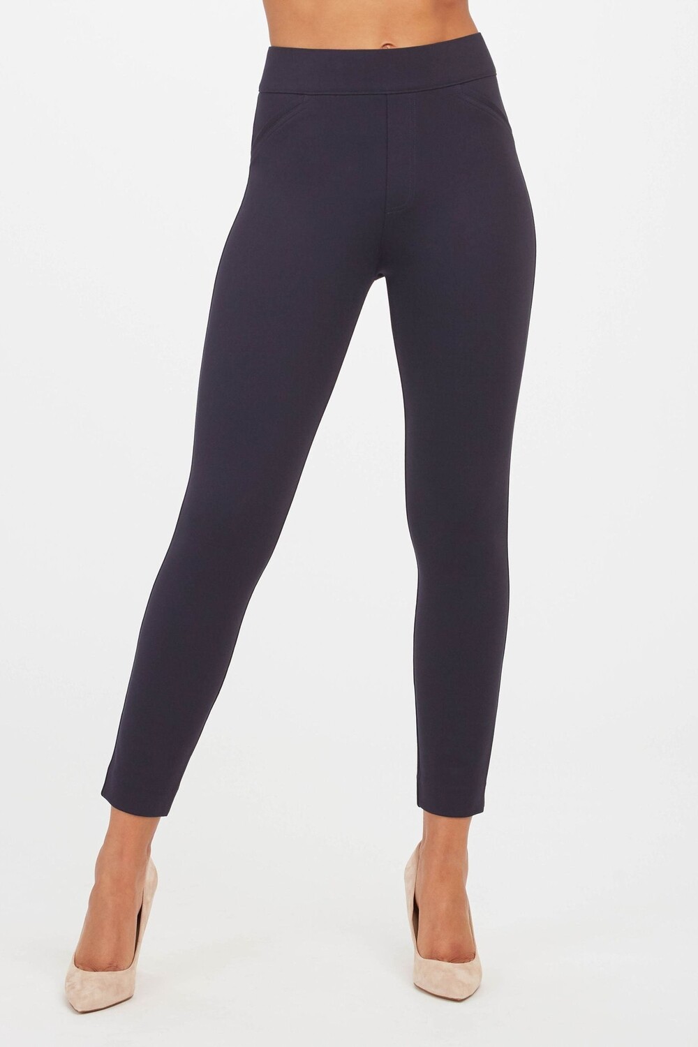 

Узкие брюки со швом сзади Medium Control The Perfect Trousers Spanx, синий