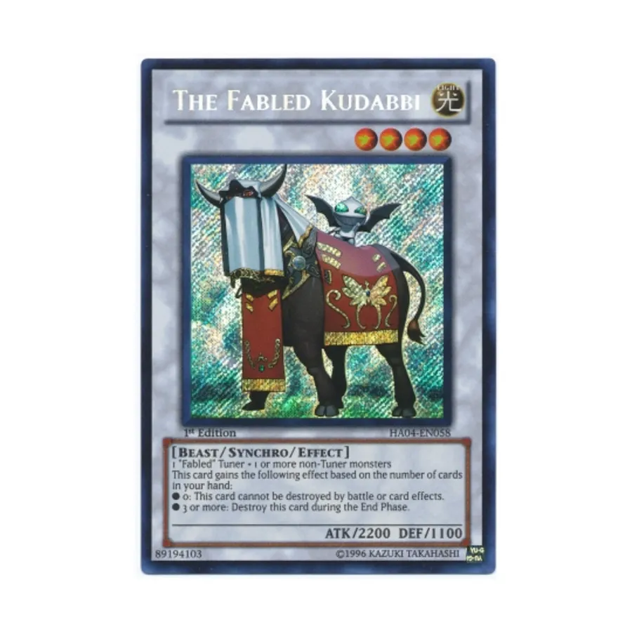 

CCG Легендарный Кудабби (Секретно-редкий), Yu-Gi-Oh - Hidden Arsenal 4 - Singles