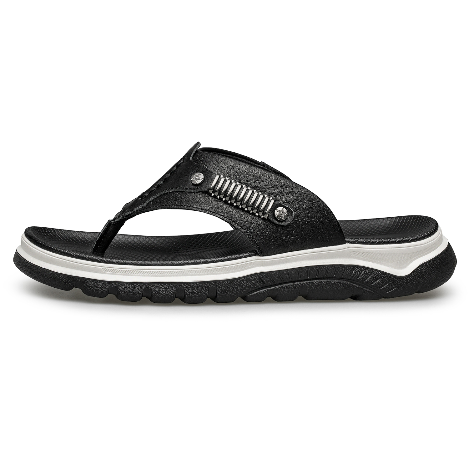 

Мужские шлепанцы ZRO, черно-белые