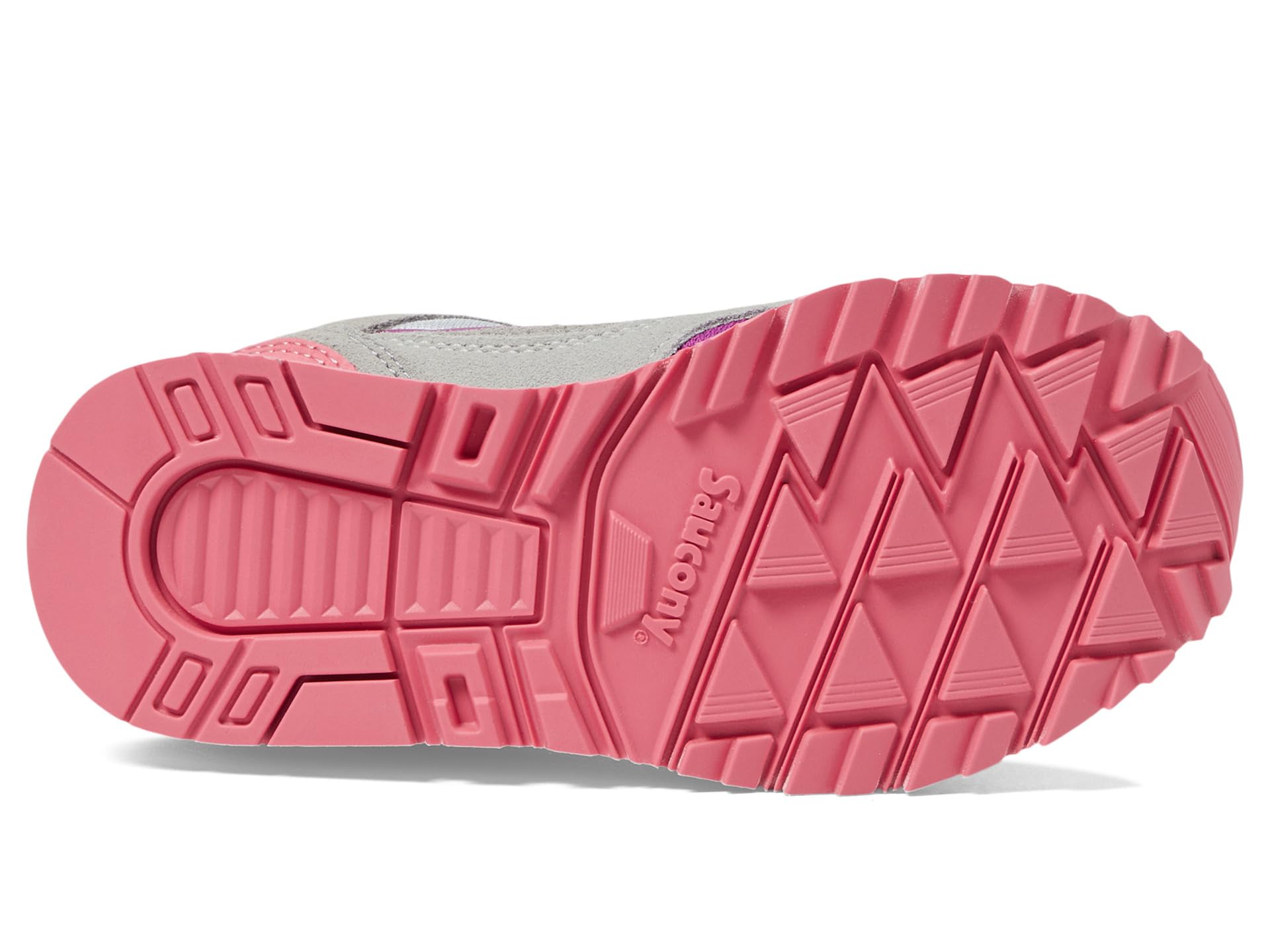 Кроссовки Saucony Kids Originals Shadow 6000, Grey/Purple/Coral — фото 3