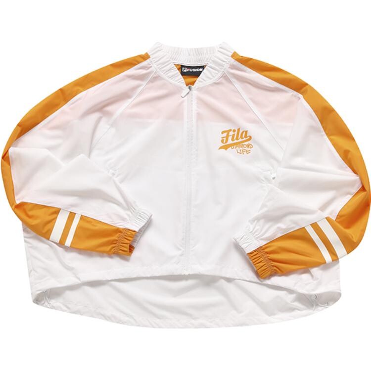 

Куртка серии BASEBALL женская оранжевый Fila Fusion