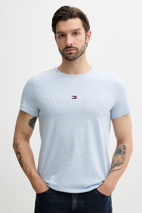 

Хлопковая футболка Tommy Hilfiger, синий