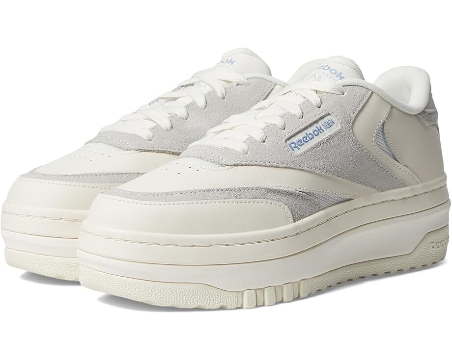 Кроссовки Reebok Club C Extra, цвет Chalk/Grey/Blue