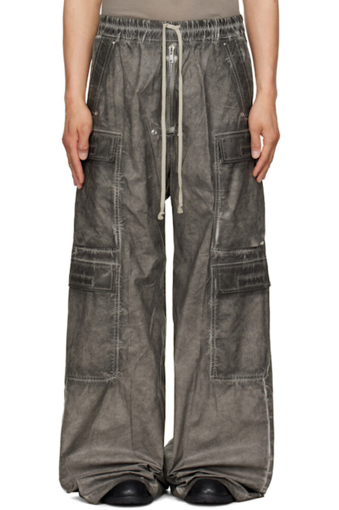 

Серые брюки Hollywood Double Cargo Jumbo Belas Rick Owens DRKSHDW