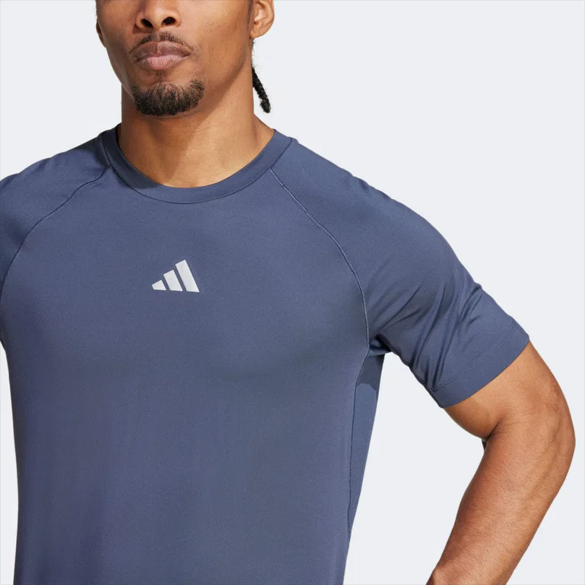 Футболка SportPerformance GYM+AEROREADY мужская Blue Adidas — фото 4