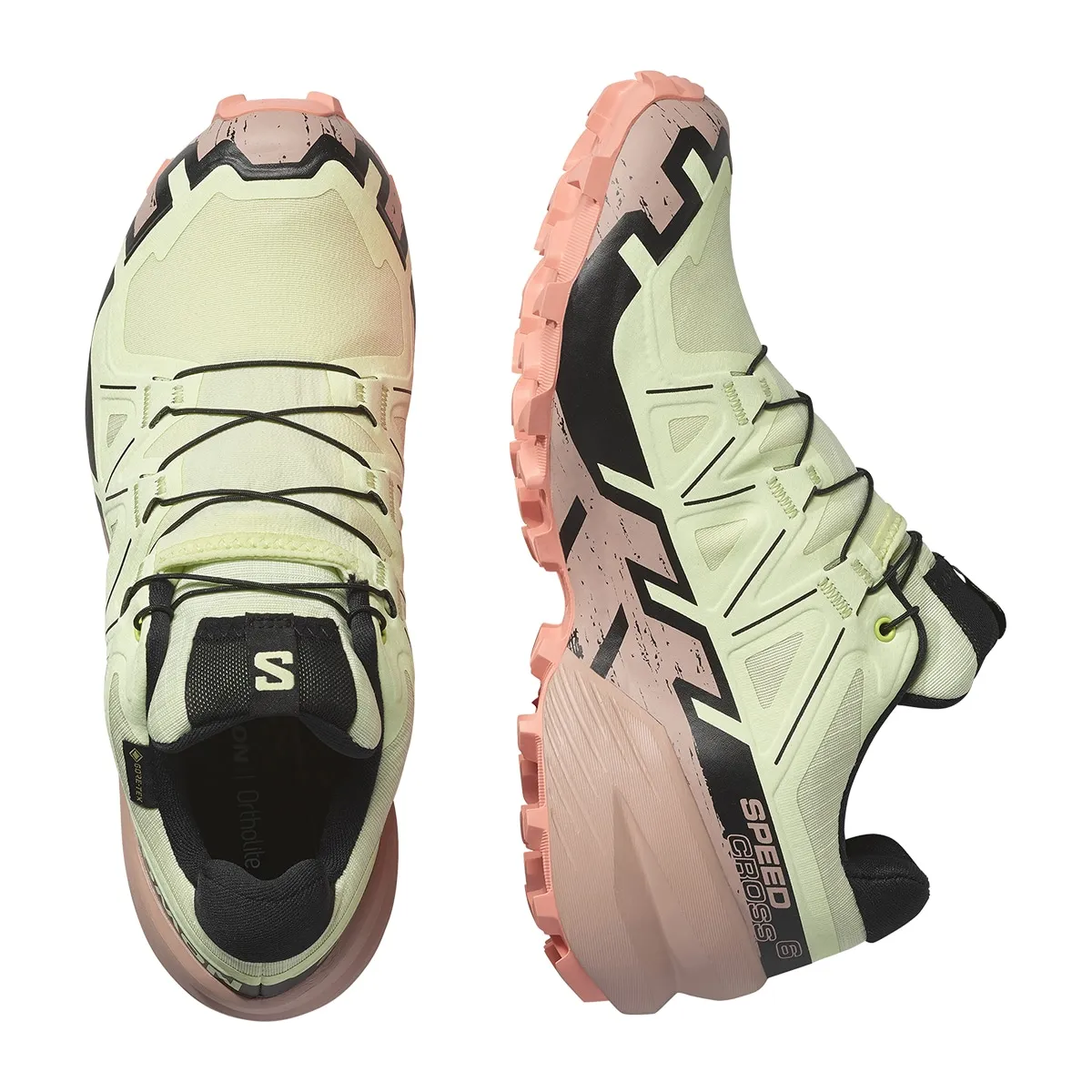 Женские трейловые кроссовки SPEEDCROSS 6 GTX W SALOMON Salomon, зеленый — фото 4