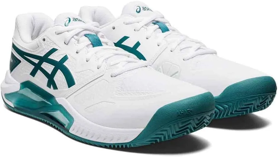 ASICS Мужские теннисные кроссовки Challenger 13 Clay, серо-зеленые — фото 4