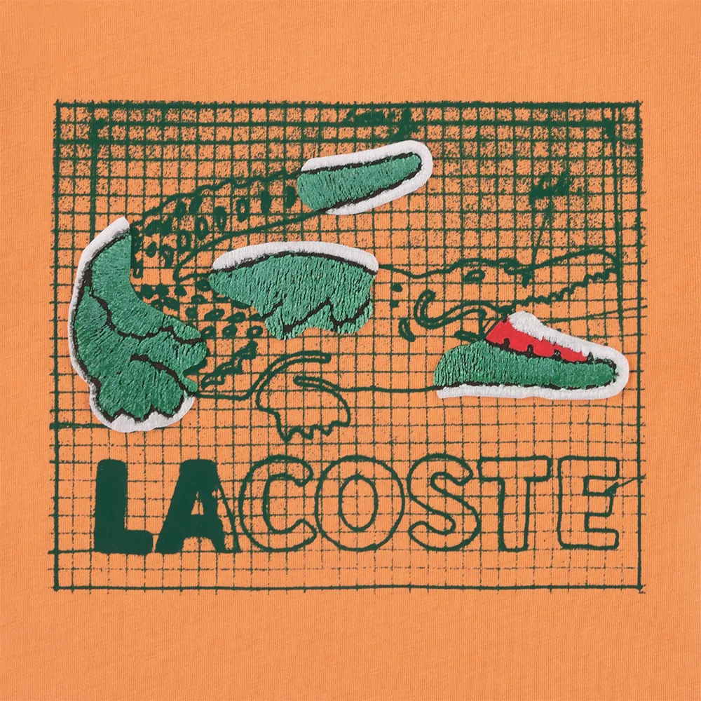 Футболка с коротким рукавом Lacoste 847583, оранжевый — фото 3