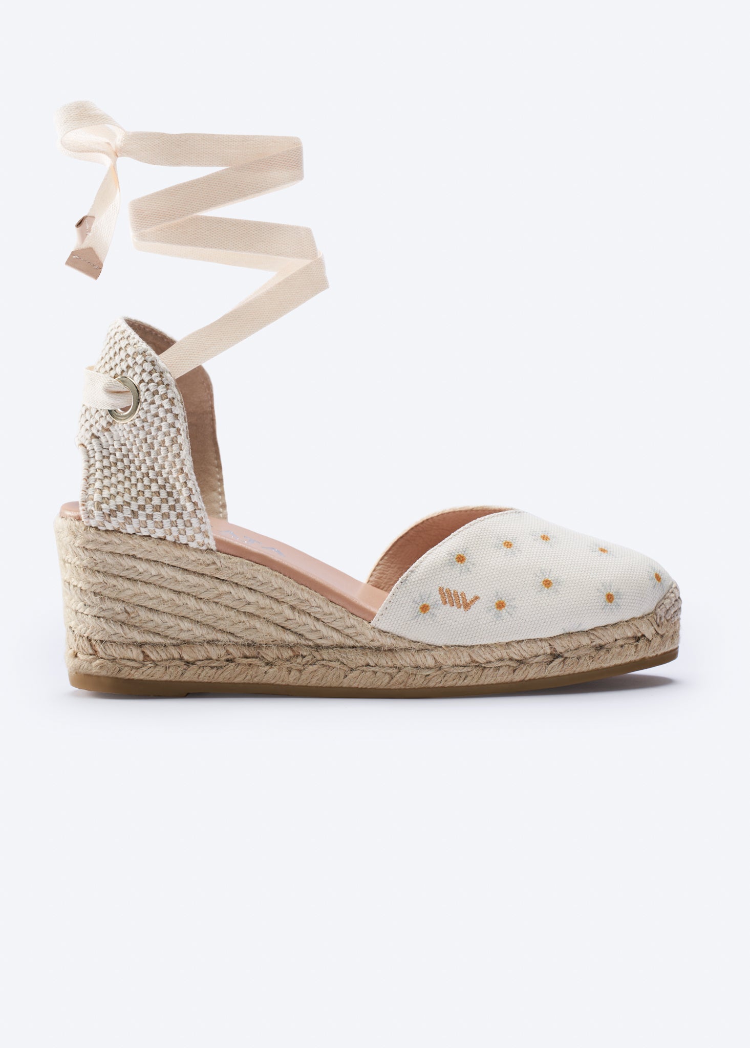 Эспадрильи из холста Gava Limited Edition на танкетке Viscata, Daisy