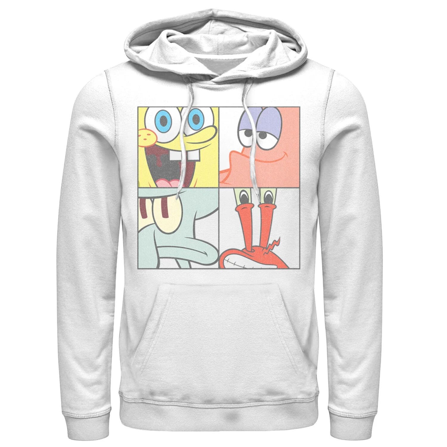 

Мужская толстовка с капюшоном Spongebob 4 Square Close Up Licensed Character