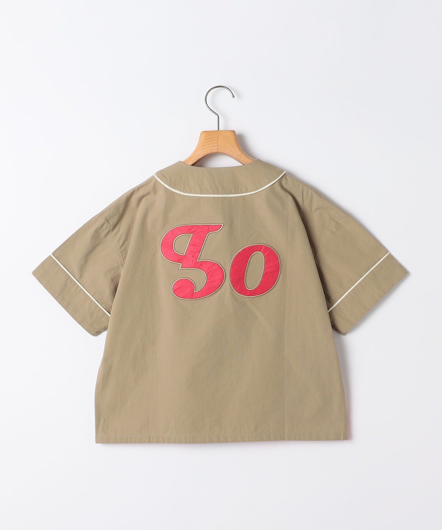 Детская футболка SHIPS: 140~150 см / Бейсбольная футболка SHIPS KIDS, Beige — фото 2