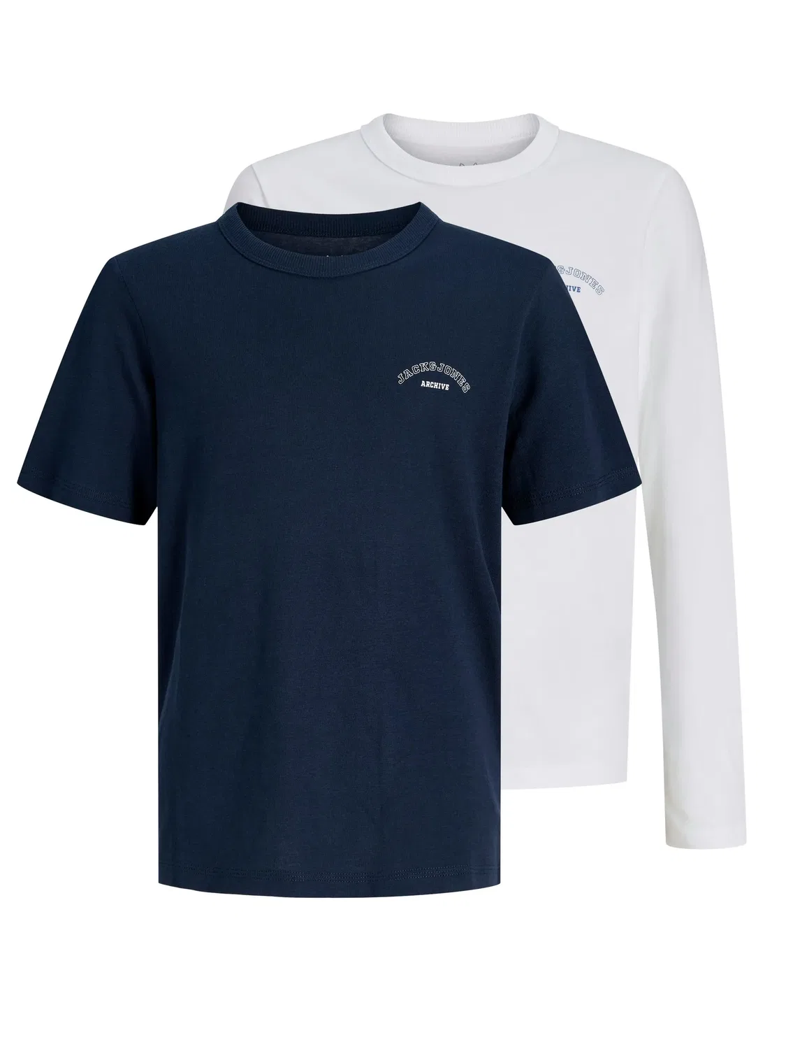 Набор футболка и лонгслив JACK & JONES Junior, bright white