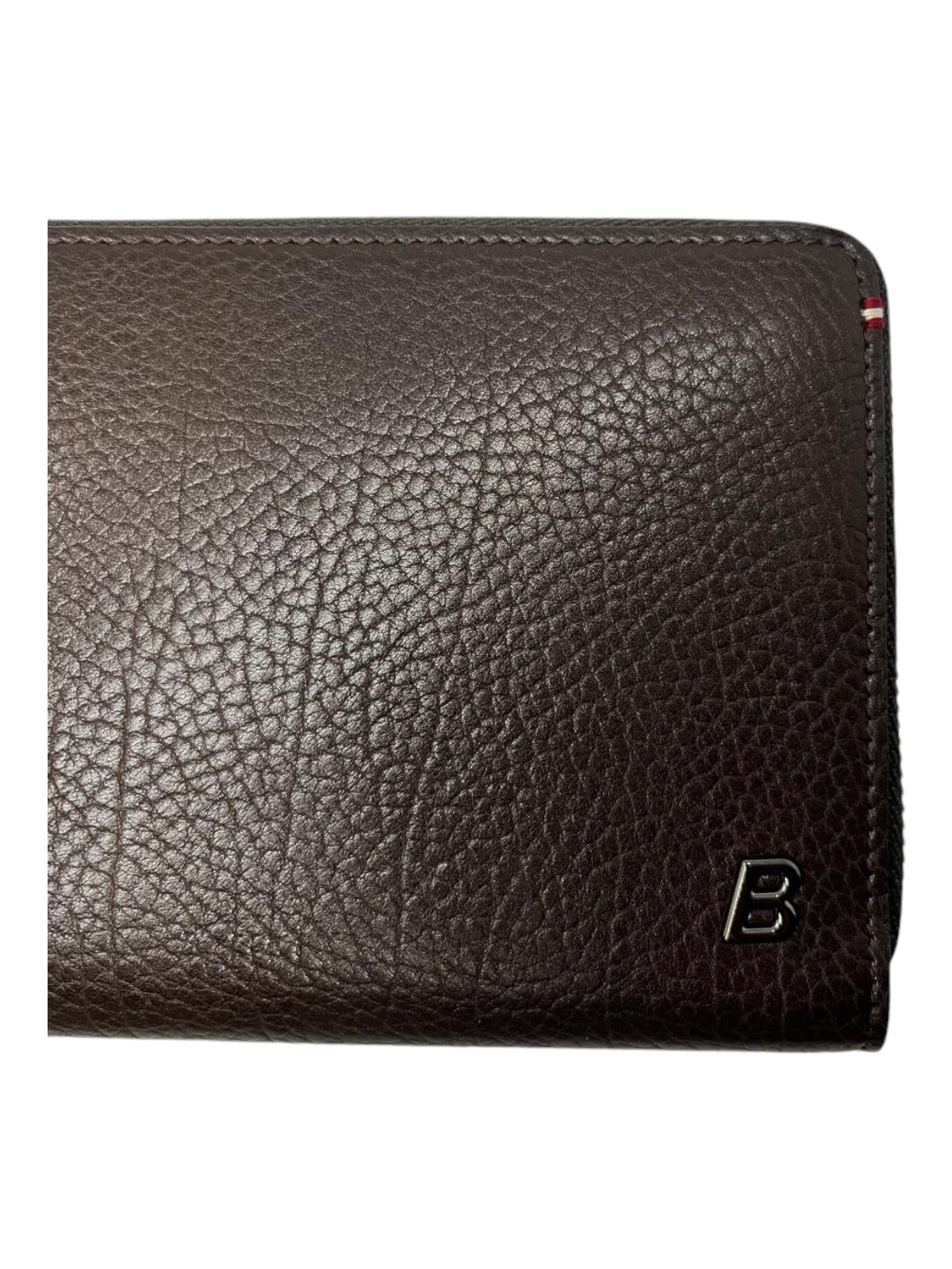 

Дорожный кошелек Bally Balen 6218474 из коричневой телячьей зернистой кожи