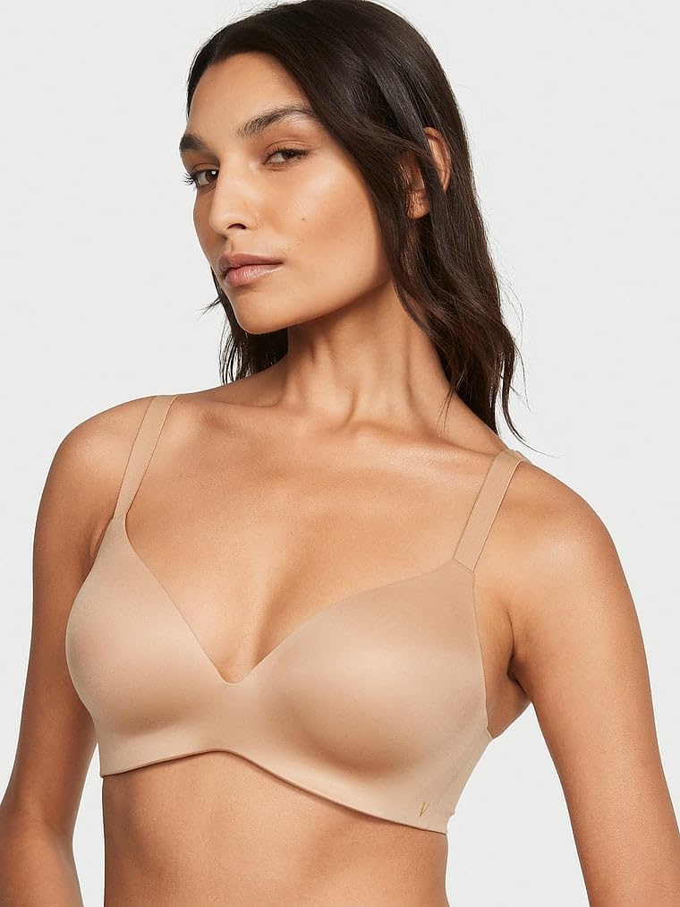 Бюстгальтер Victoria's Infinity Flex Full Coverage Push Up Wireless, бежевый