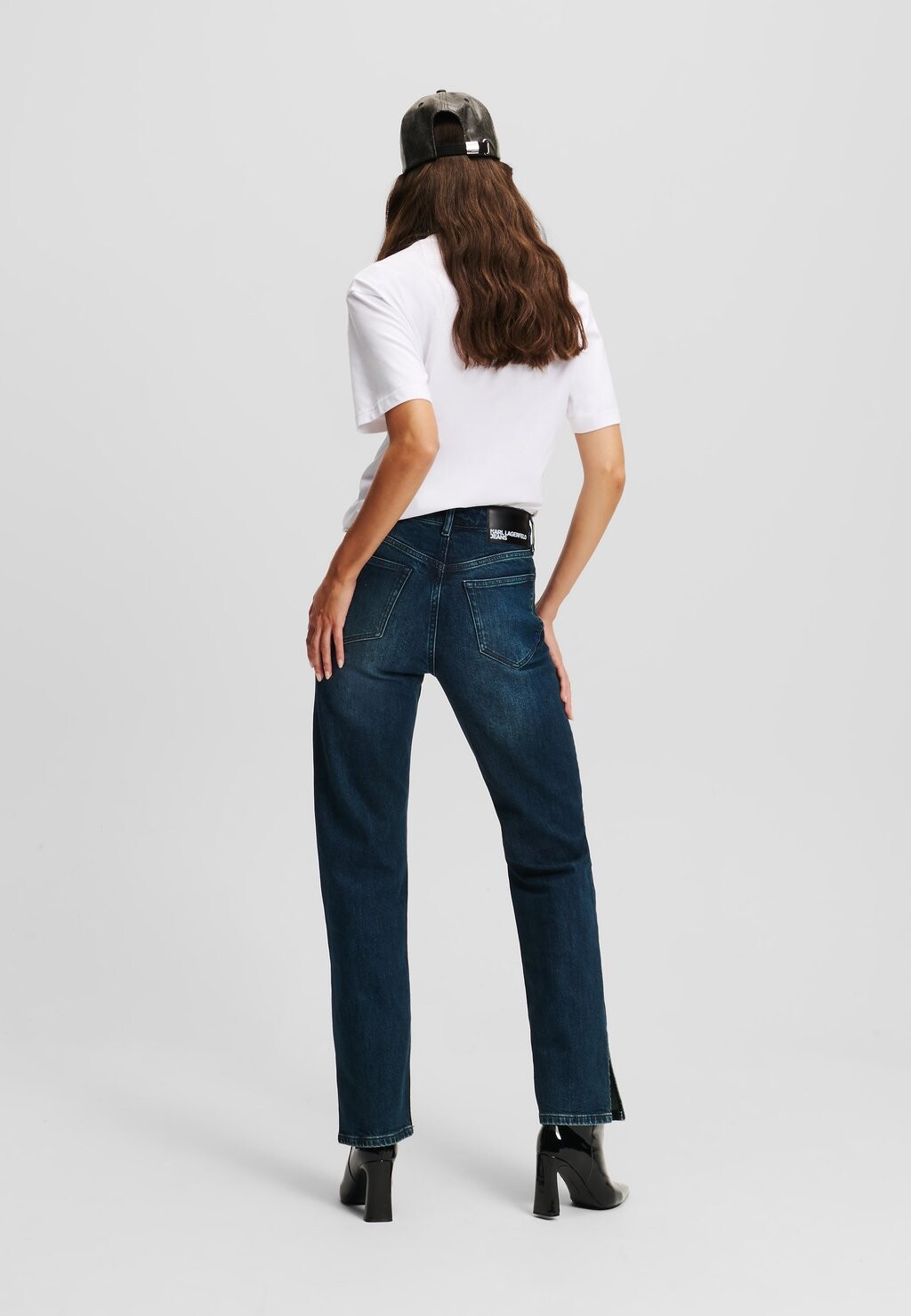 

Прямые джинсы SPLIT HEM Karl Lagerfeld, синий