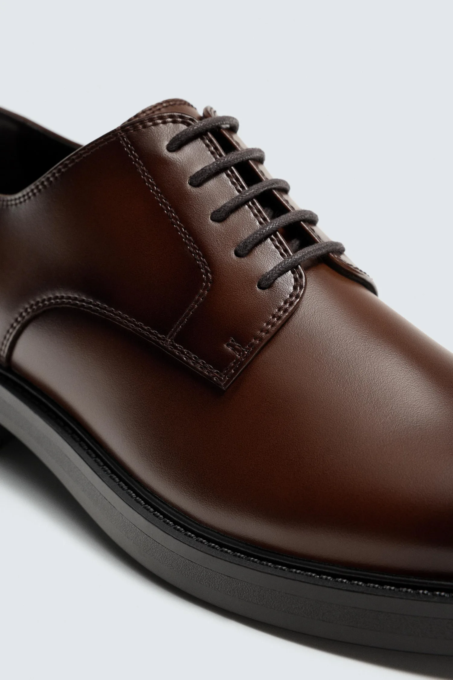 Туфли formal shoes Zara, коричневый — фото 3