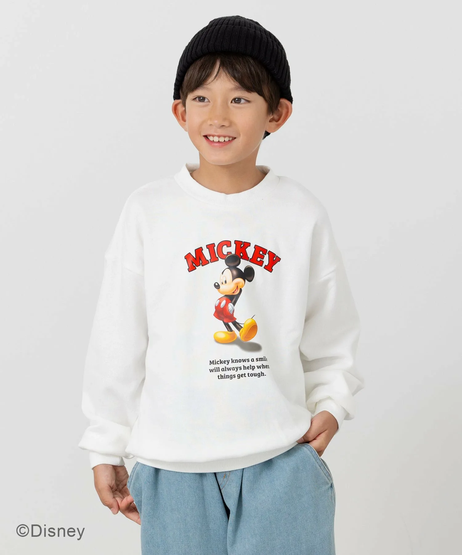 Толстовка с изображением Микки Мауса/флисовая толстовка Disney, E-Photo Print / White — фото 4