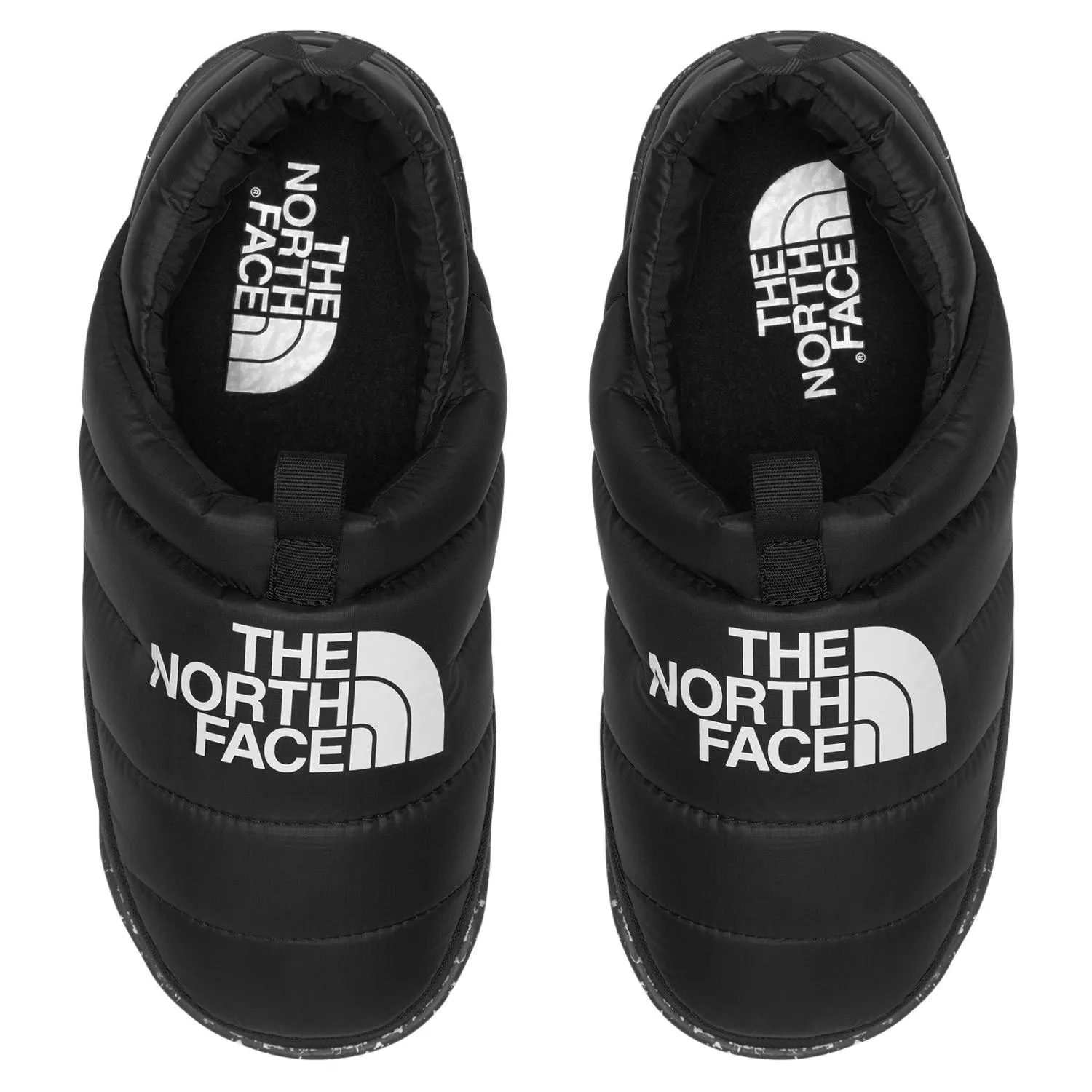 Женские тапочки Nuptse Mule The North Face, Tnf Black/Tnf White — фото 3