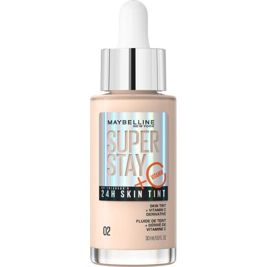 

Осветляющая основа длительного действия с витамином С 02, 30 мл Maybelline, Super Stay 24h Skin Tint