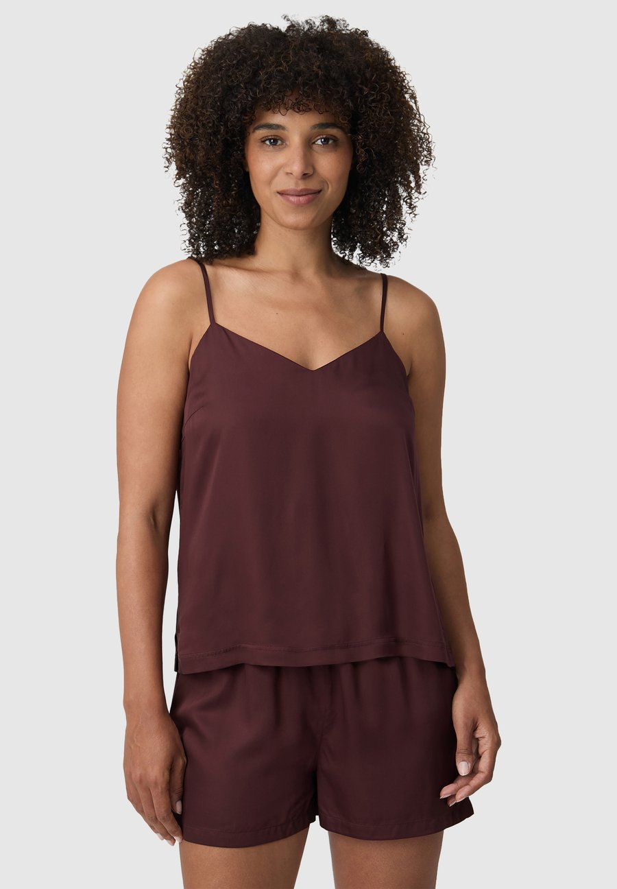 

Пижамный топ Les Lunes BLOOM Sleep Shiny, Bitter Chocolate/Dark Brown