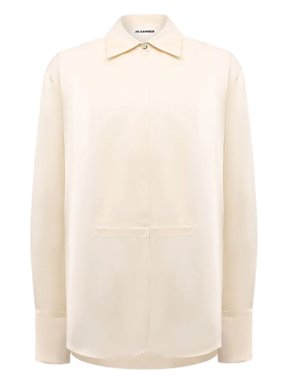 

Рубашка со вставками JIL SANDER, нейтральный