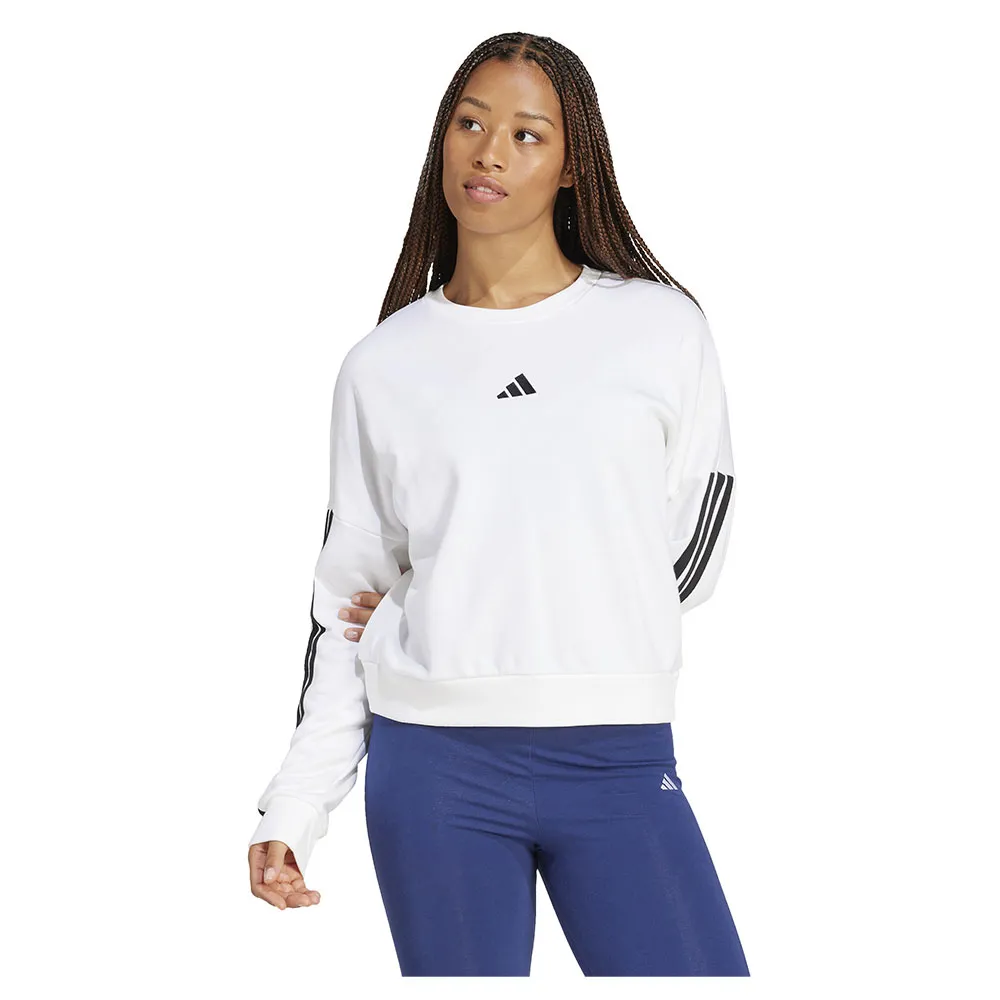 

Толстовка adidas Essentials 3 Stripes French Terry, белый