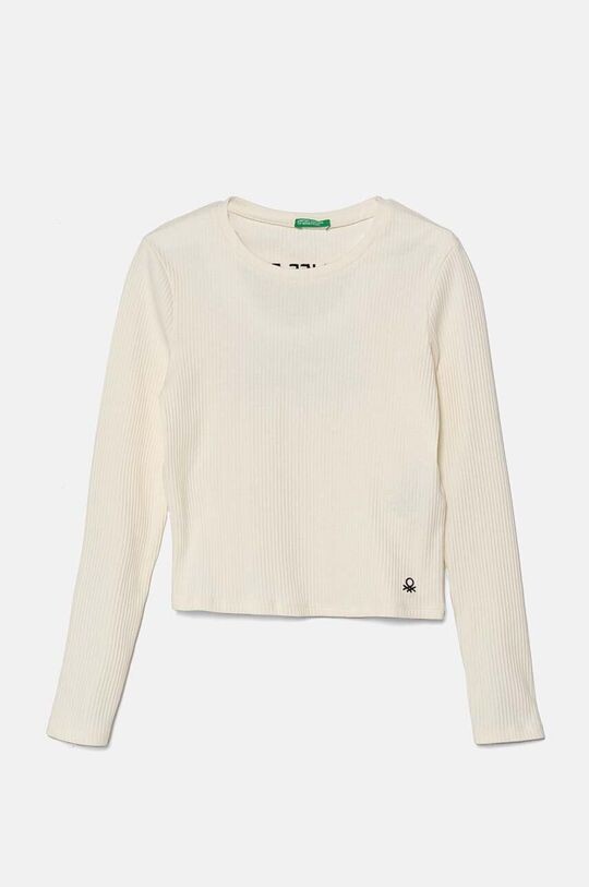 

Детский лонгслив United Colors of Benetton, бежевый
