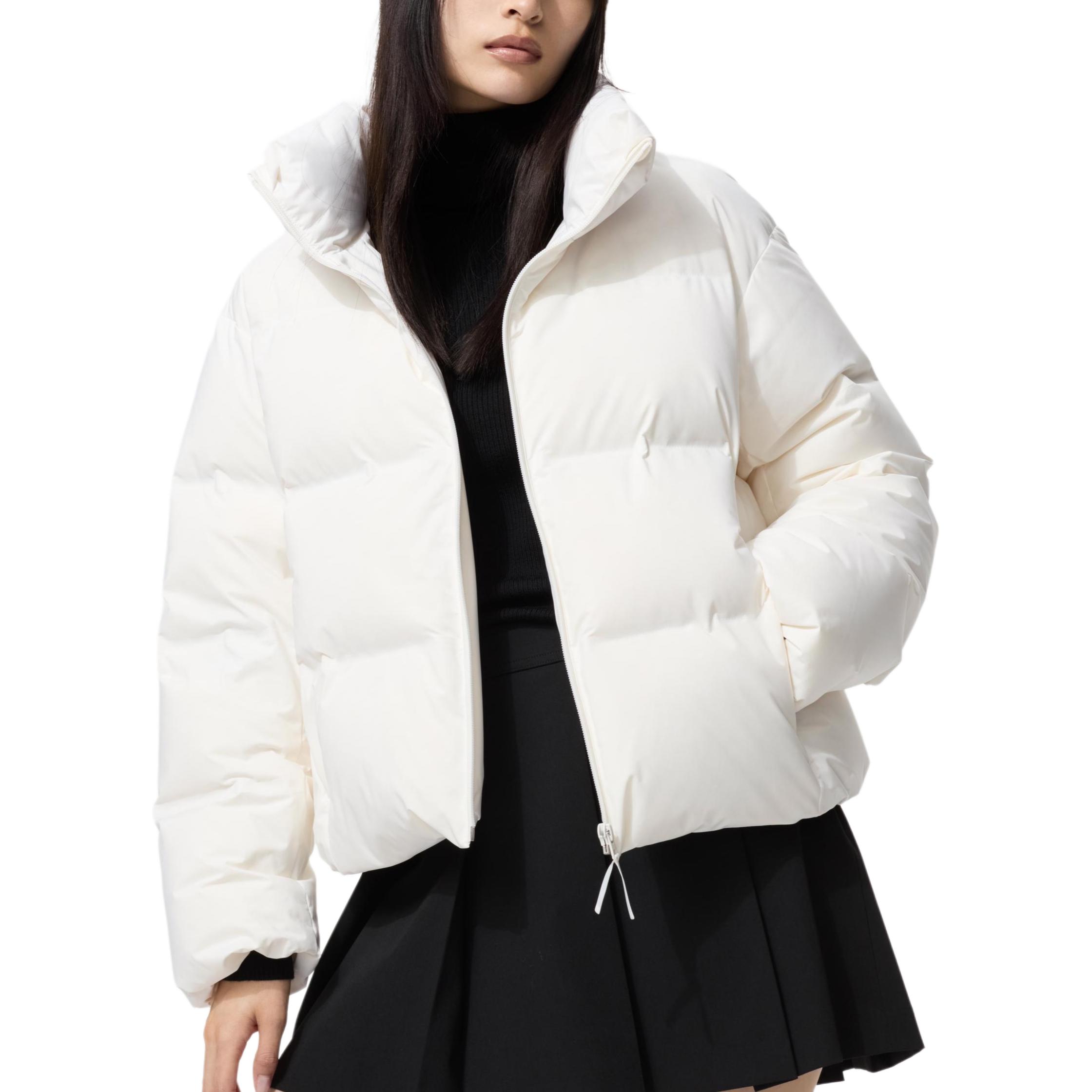 

UNIQLO Женская белая пуховая куртка