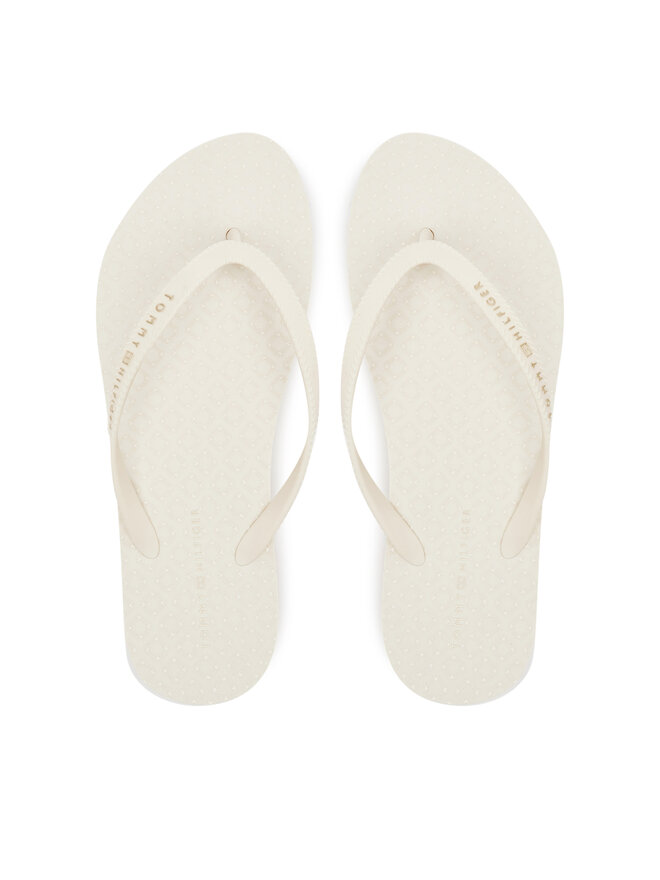 Шлепанцы Hilfiger Strap Beach Sandal FW0FW08736 Tommy Hilfiger, экрю