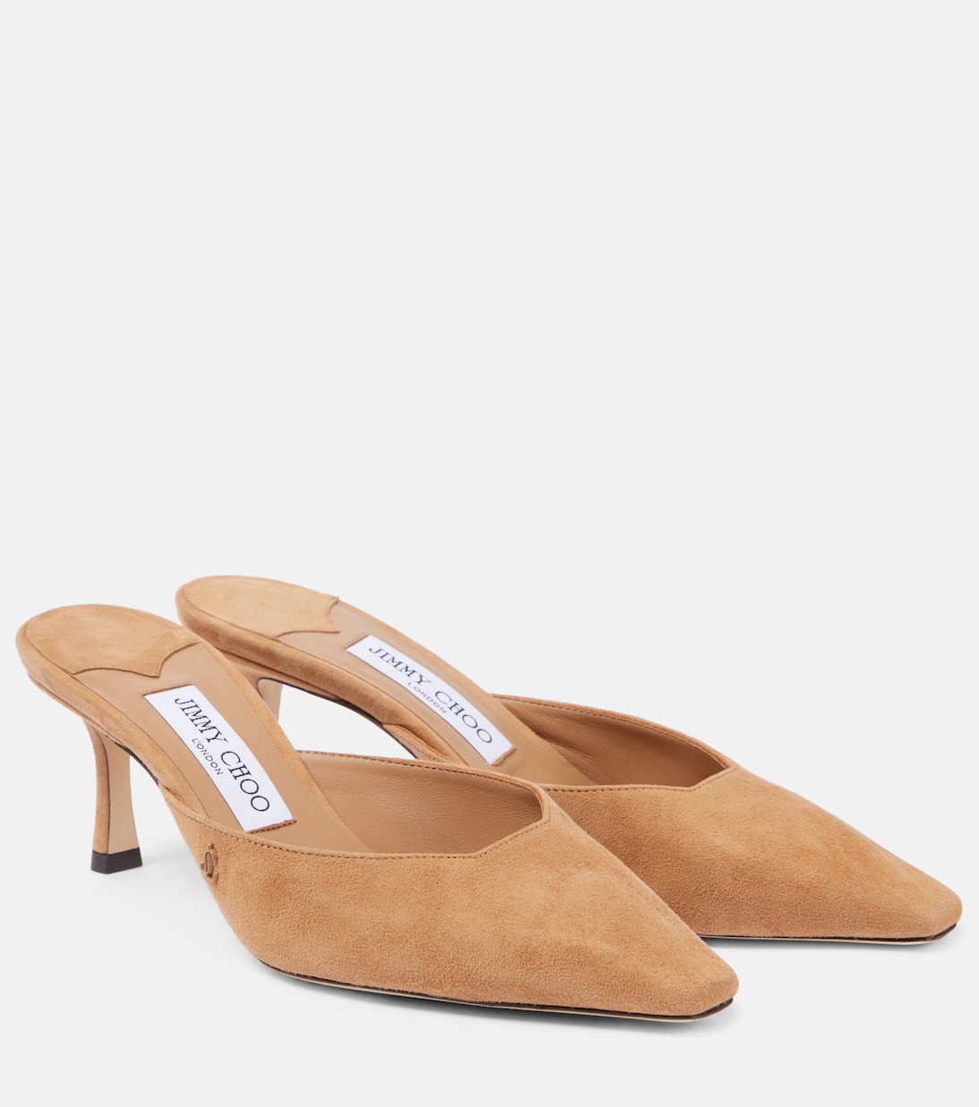 Замшевые мюли Vivi 65 Jimmy Choo, Bisquit