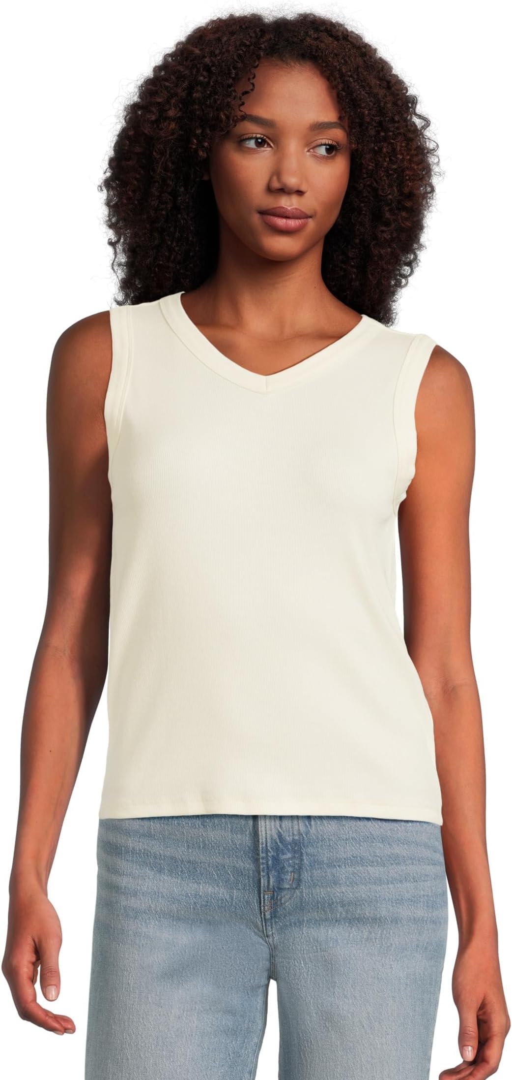

Топ Madewell Brightside High V Tank, цвет Lighthouse