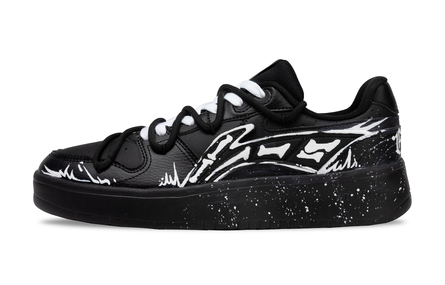 

LINING Скользоустойчивые, износостойкие, легкие низкие кеды для скейтбординга мужские черные