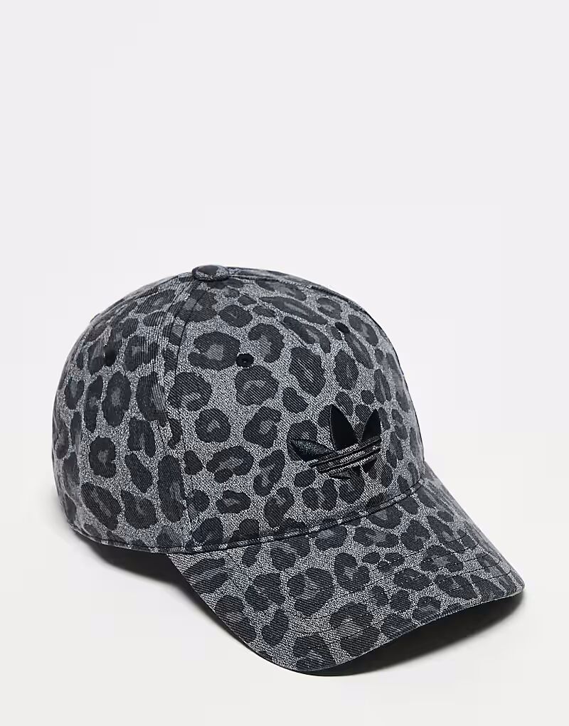 

Бейсболка Adidas Originals Leopard в цвете карбон/черный