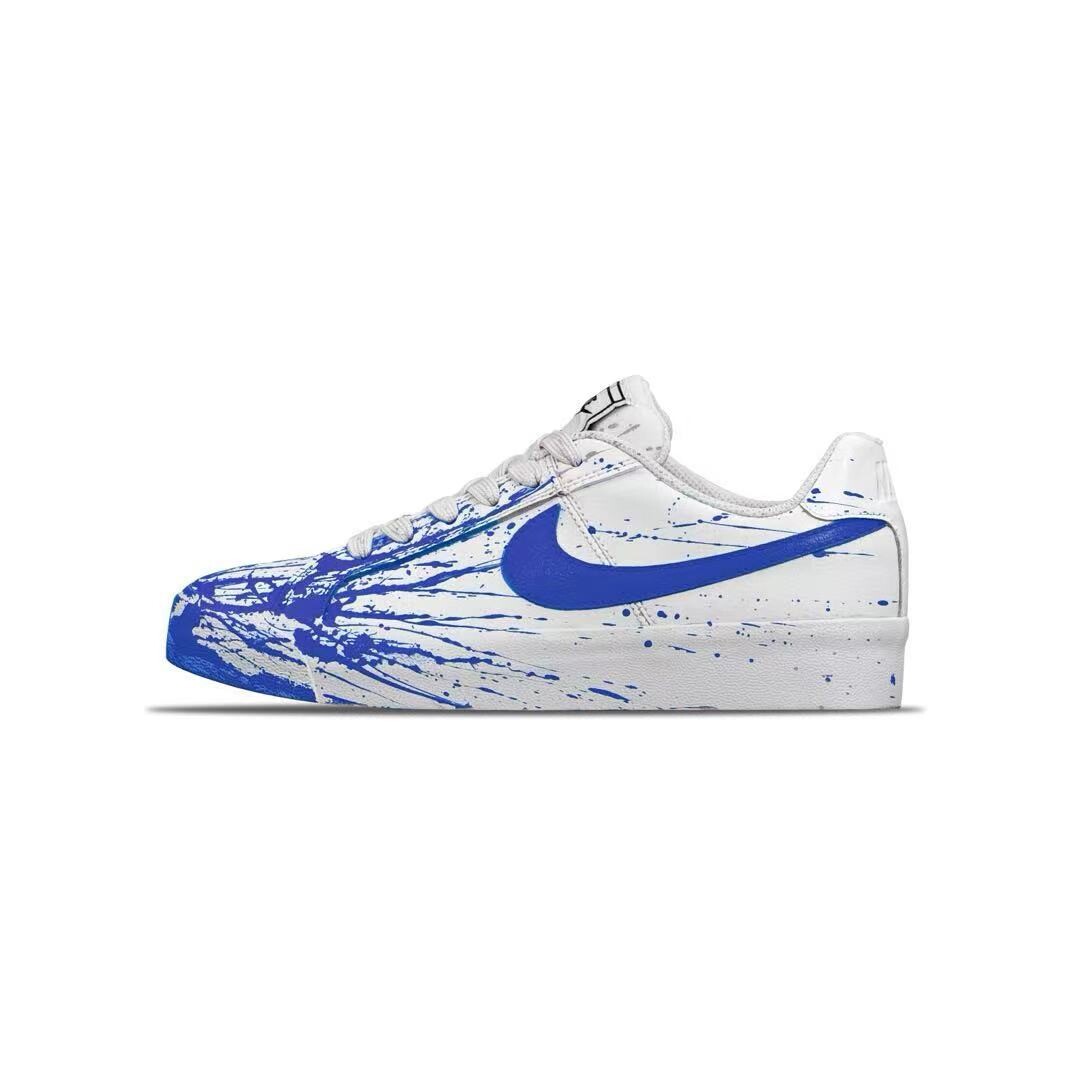 

Кроссовки Nike Court Royale Skateboarding Shoes Unisex Low-top Blue/white, синий