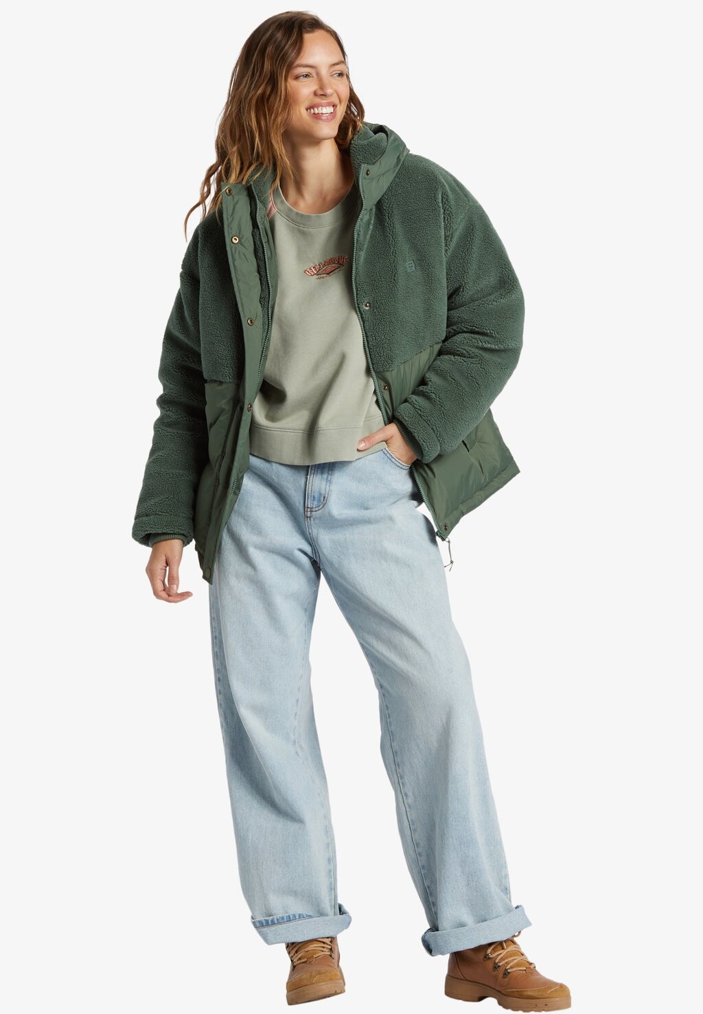 

Зимняя куртка Billabong, зеленый