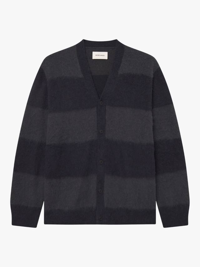 

Кардиган Levi из шерстяной смеси свободного кроя WOOD WOOD, Blue