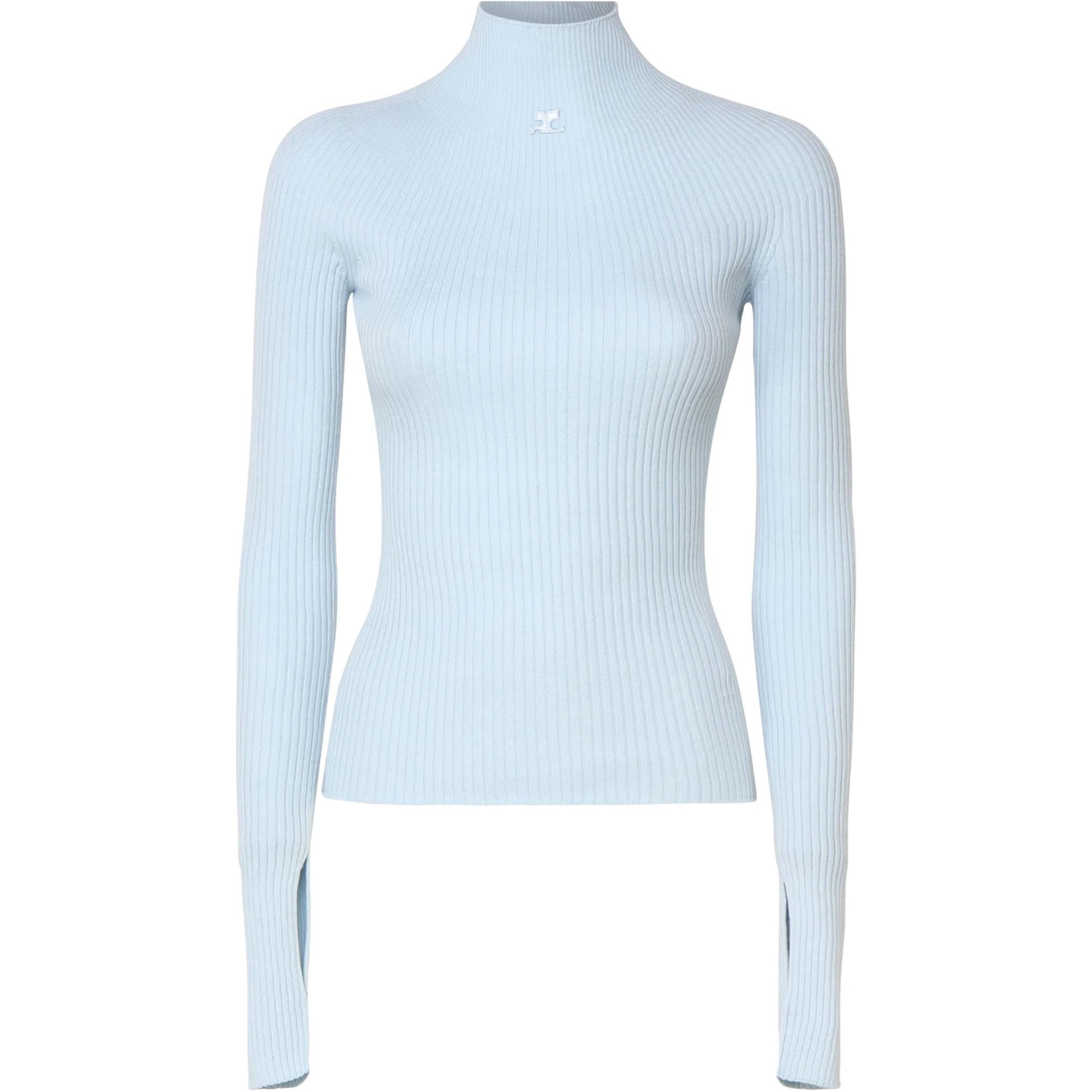 

COURREGES Джемпер с воротником-стойкой Courrèges Engineered Light Rib