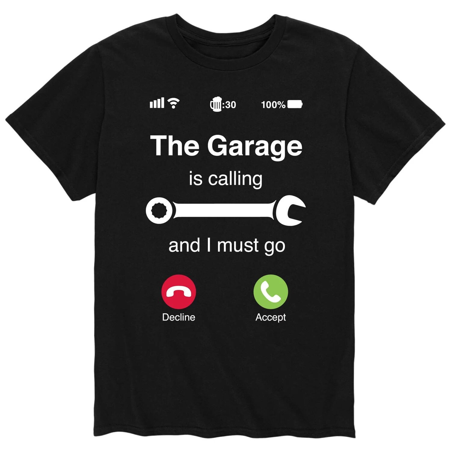 

Мужская футболка The Garage Is Calling Licensed Character