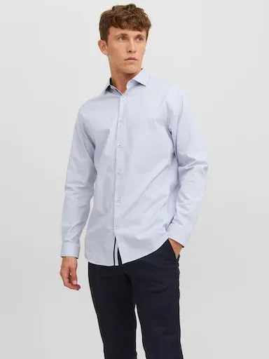 

Рубашка с длинными рукавами Jack & Jones "JPRBLAPARKER DETAIL SHIRT L/S NOOS", белый