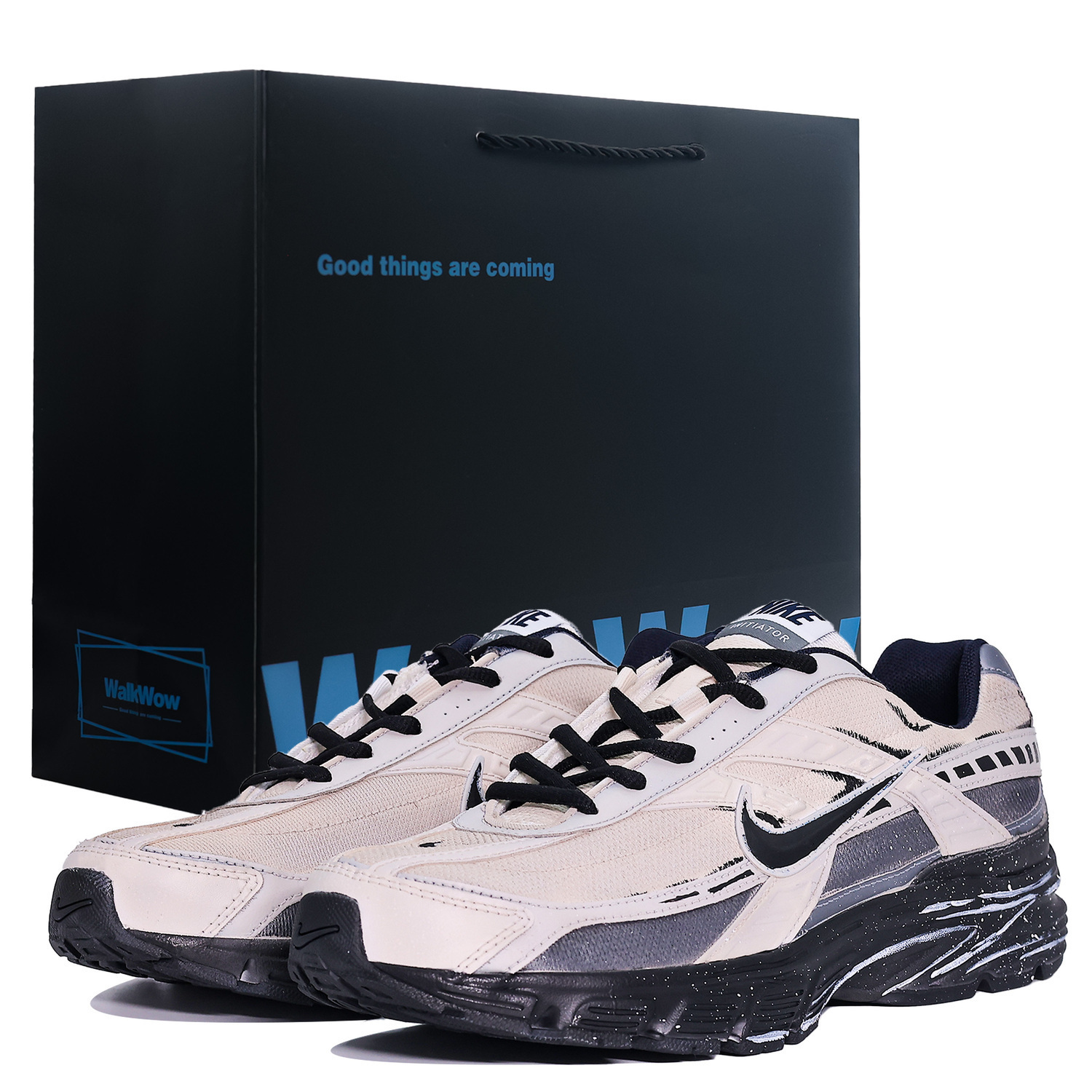 

Nike Кроссовки для бега Initiator Unisex низкие Khaki/Black/Gray