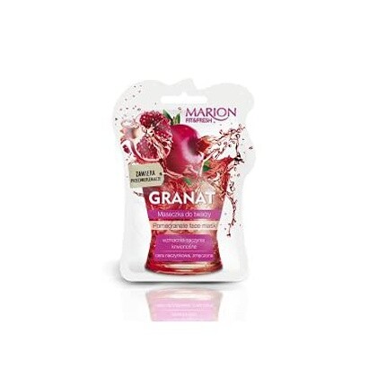 

Маска для лица Fit&Fresh, укрепляющая сосуды, гранат, 7,5 мл, Marion