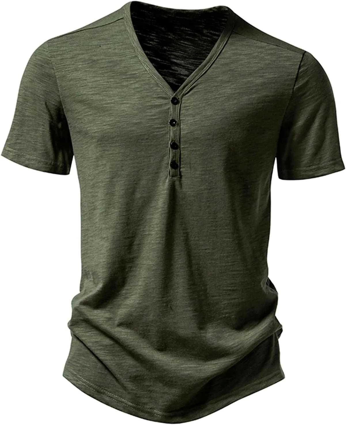 

Футболка-поло V-образного выреза для мужчин, классический комфорт, мягкая, обычный крой, короткий рукав, три пуговицы, быстросохнущая спортивная майка